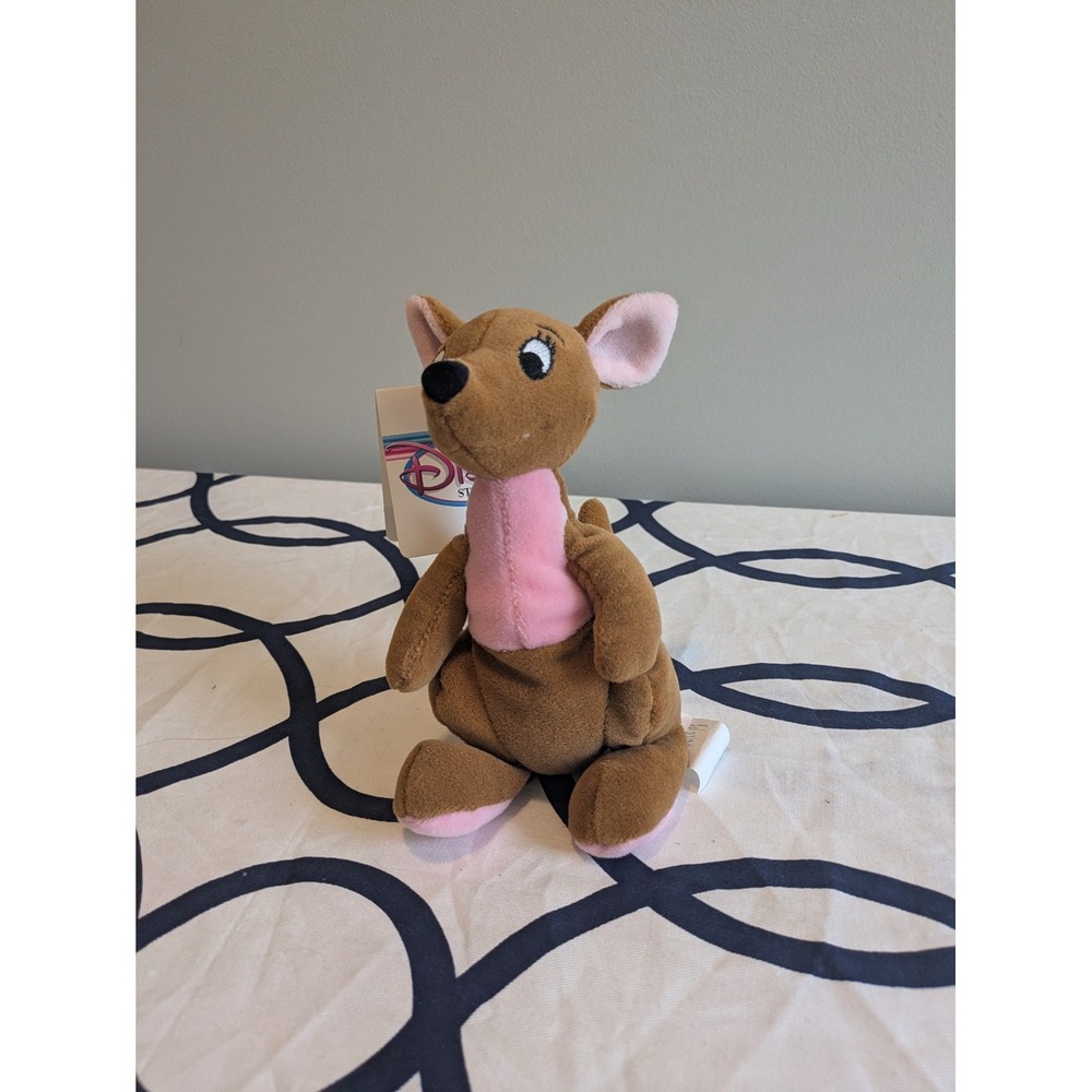Disney Store Winnie the Pooh Kanga Bean Bag Plush 8 inch NWT
